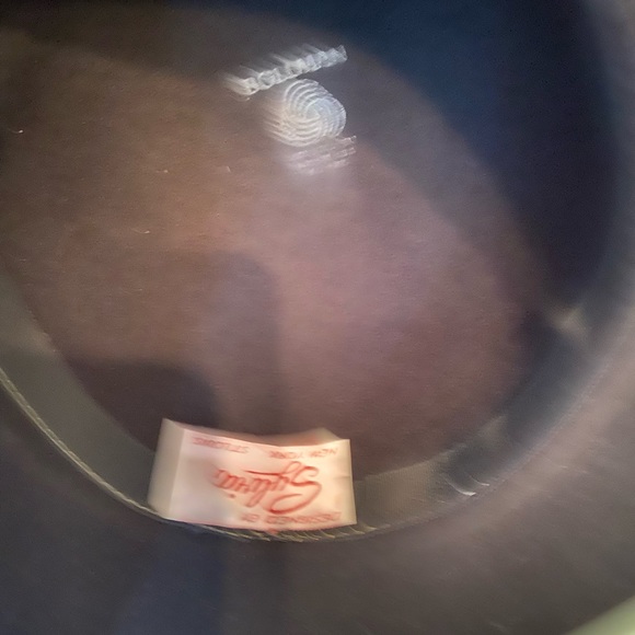 Beautifully Stylish Black Wool Church Dress Hat by Sylvia - Picture 7 of 9